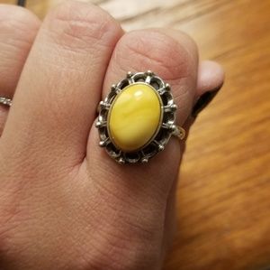 Butterscotch Amber Ring